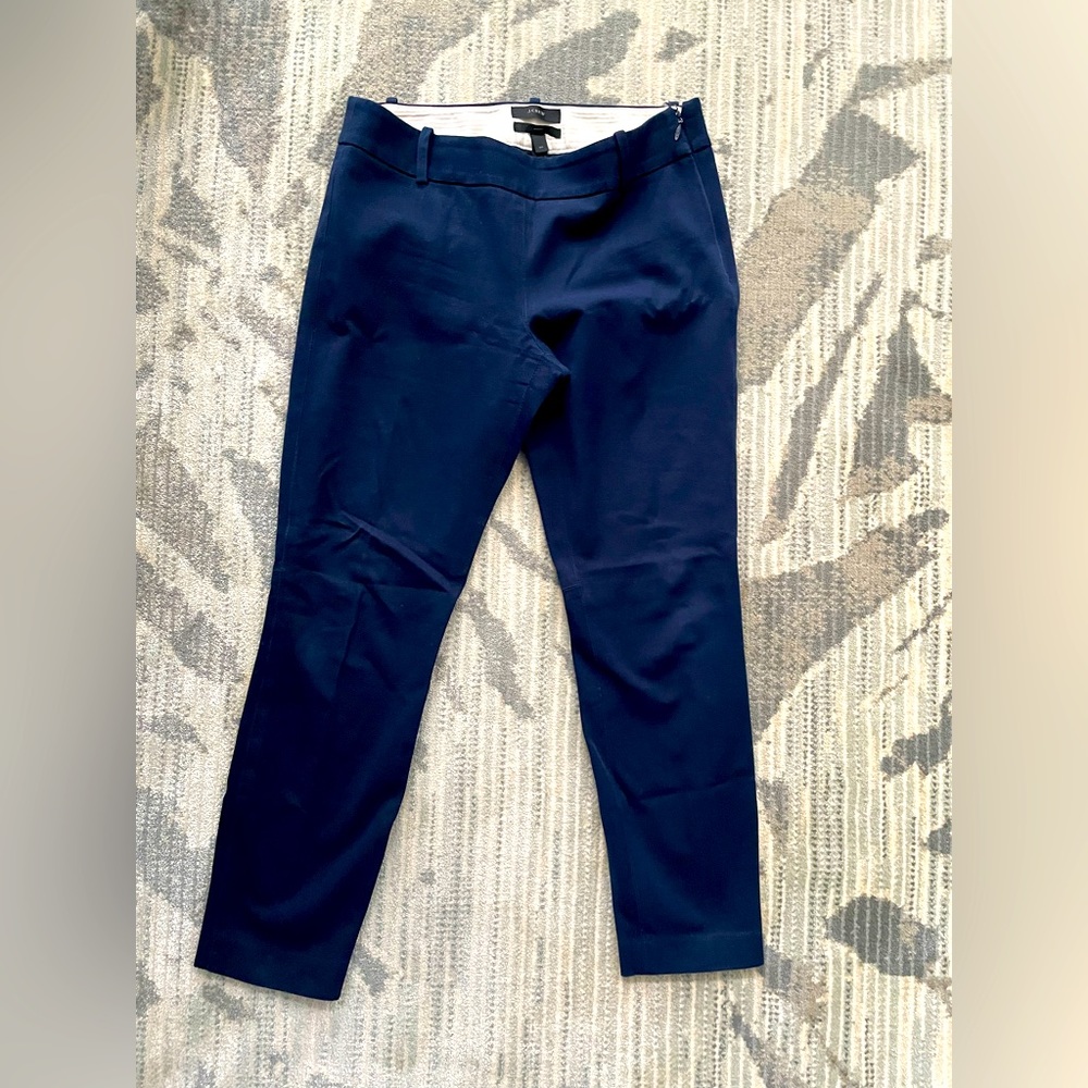 J. Crew Minnie Pants Ankle Navy Blue | Size:00